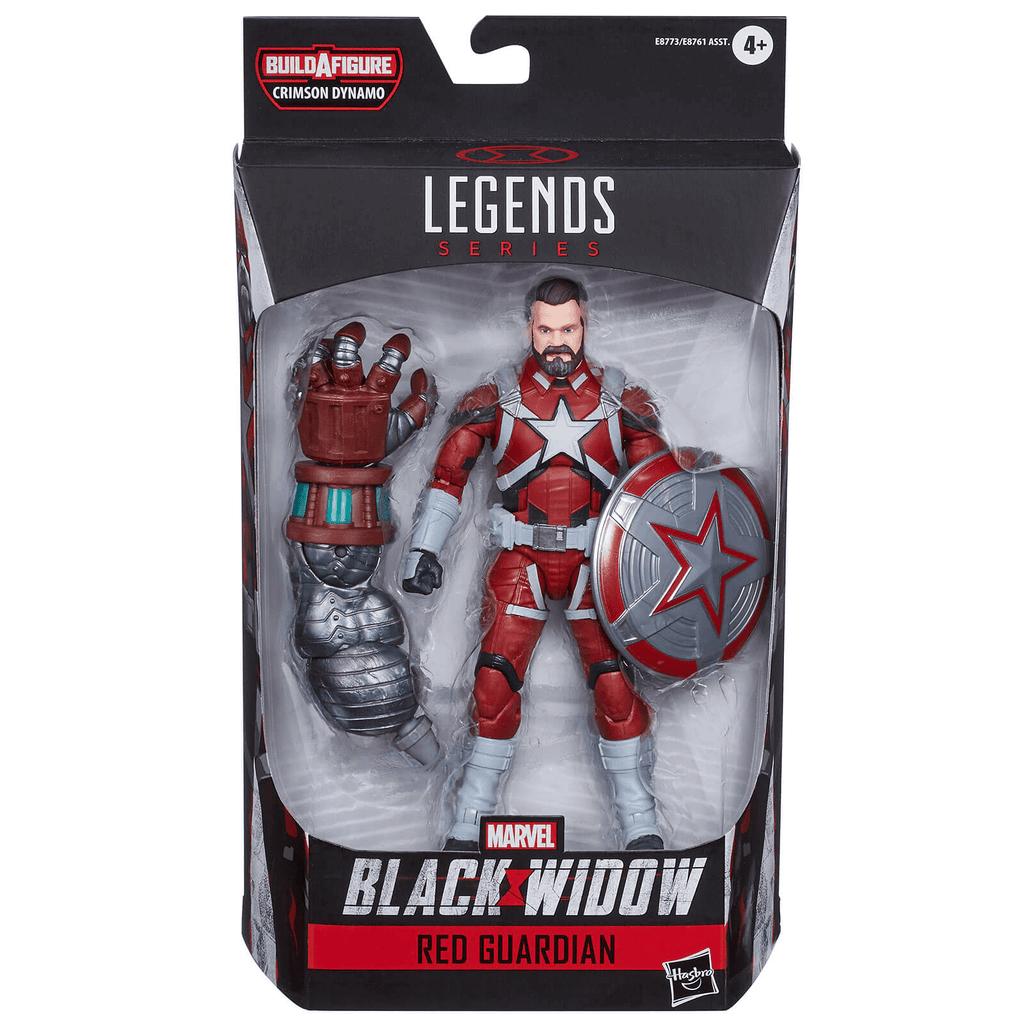 Marvel Legends - Crimson Dynamo BAF - Black Widow - Red Guardian Action Figure (E8773)